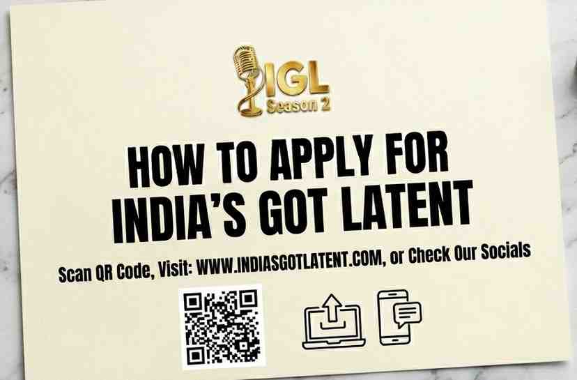 How to apply for India Got Latent